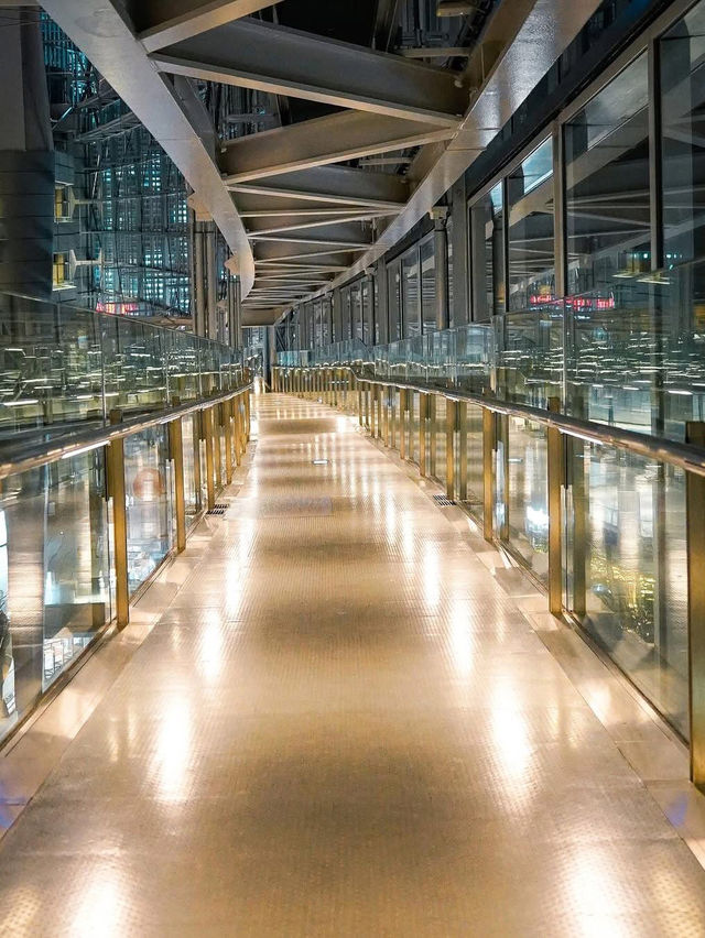 The glass exterior is stylish