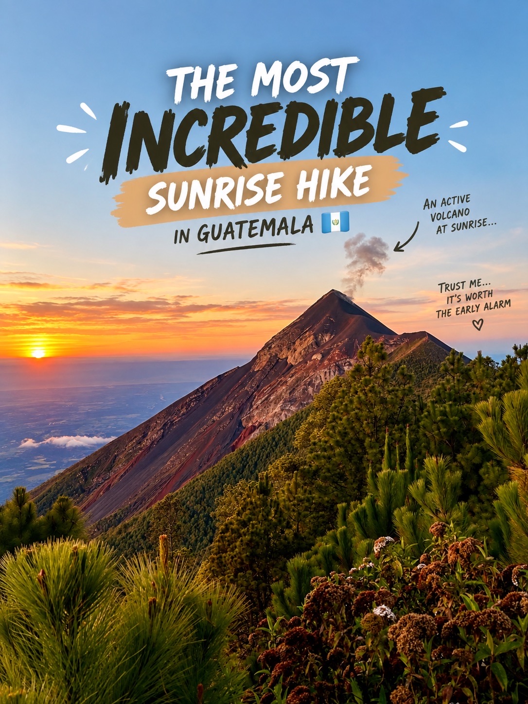 🌋 과테말라에서 꼭 해봐야 할 일출 하이킹 🇬🇹