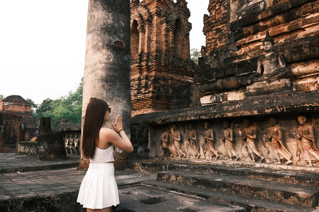 Learn about Thailand's Sukhothai Historical Park and Thailand's first dynasty here.