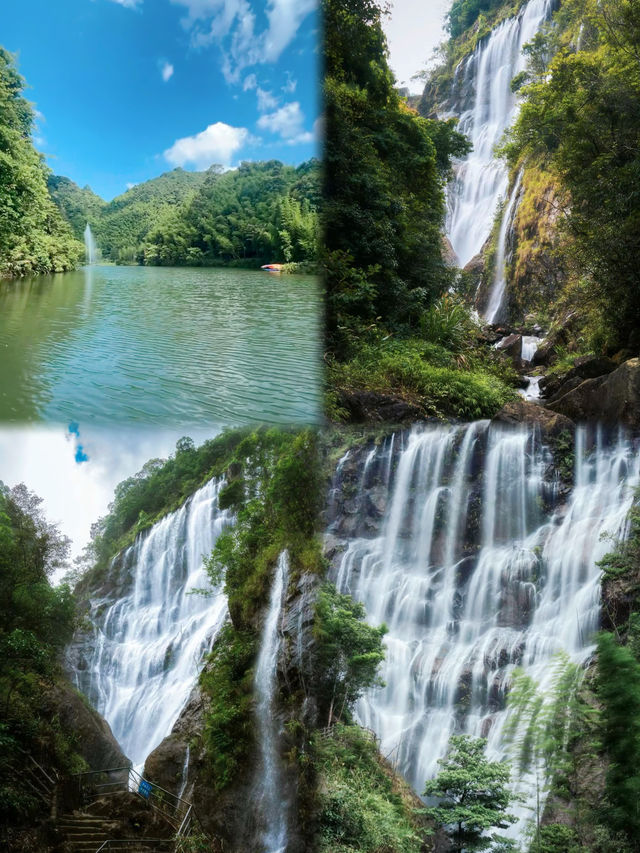 千泷溝|穿拖鞋登上的瀑布山畫面太震撼