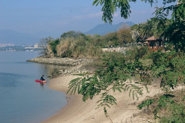 去沙灘公園，體驗一下福州版的“馬爾代夫”