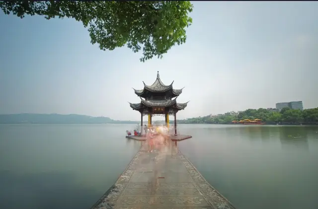 항주 서호에서 가장 아름다운 중국을 만나다, 당신은 왔나요?