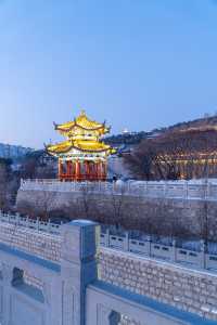吉林這動漫感的夜景，一秒帶你穿越回古代