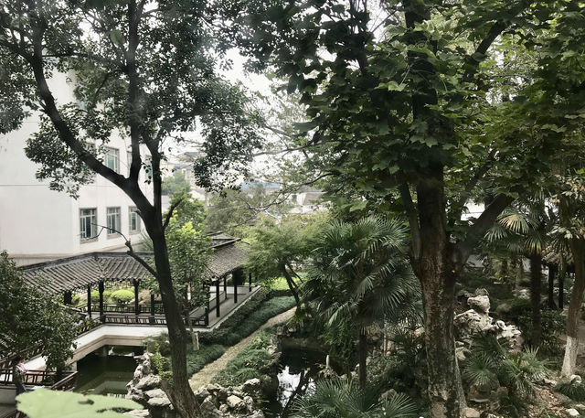 蘇州圖書館裡的“天香小築”