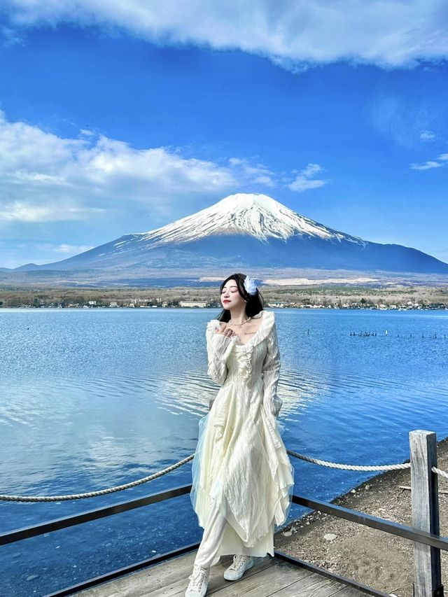 富士山的山中湖白鳥濱，簡直太寶藏啦！