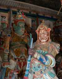 三聖寺|南面台山觀郁峨，諸聖雲臨俯砂河