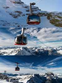 360-Degree Rotating Cable Car Experience at Mount Titlis