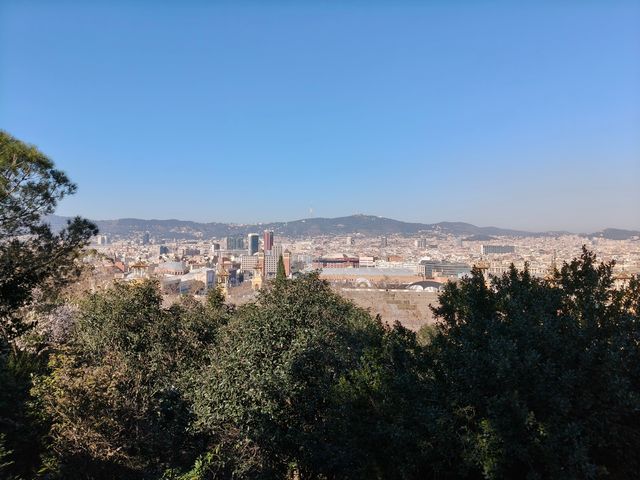 俯瞰巴塞隆拿