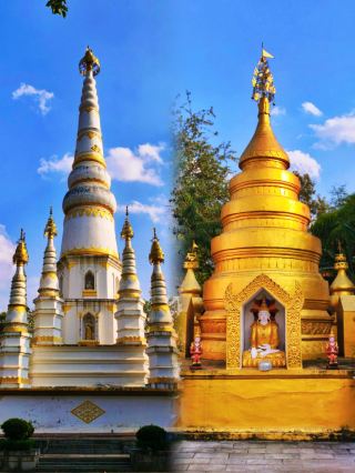 Yunnan Border Town Buddhist Temple, Gengma Zongfo Temple's Rich Exotic Charm
