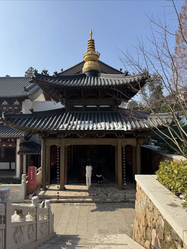 大雪後遊徑山寺