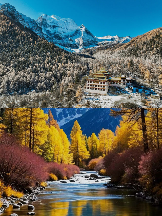 晴天湖水最藍