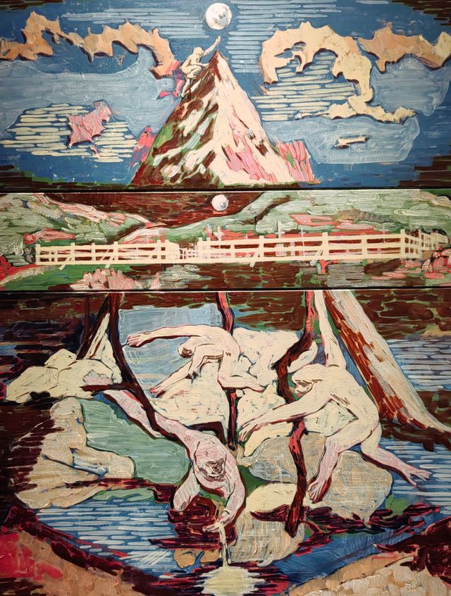 沉醉於藝術，不知天地為何物！