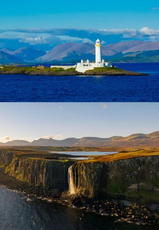 To the Isle of Skye in Scotland, where clouds and winds meet at the edge of the world