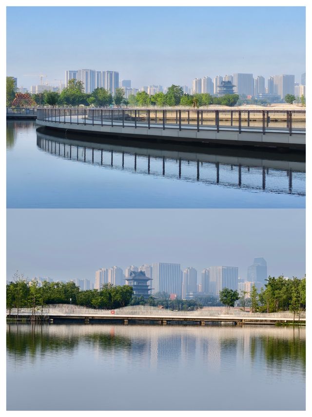 漫步金海湖邊，感受詩情畫意