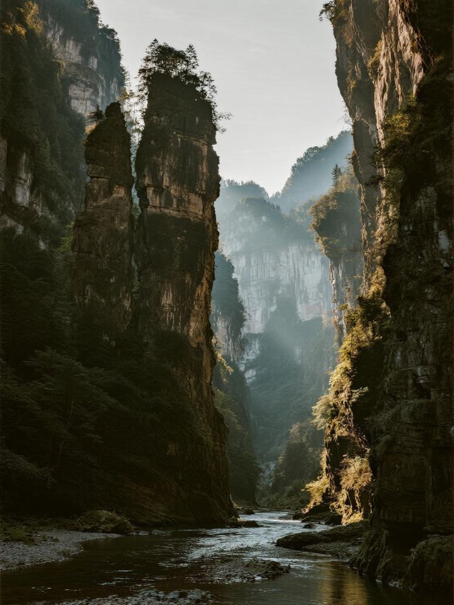 通靈大峽谷的秋天，是地球上一道美麗的傷痕
