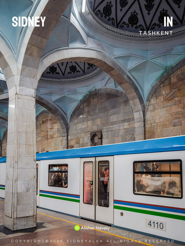 蘇聯美學的延續 | 塔什乾地鐵站巡禮
