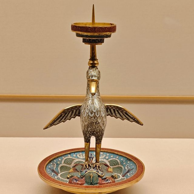 上海博物館（人民廣場館）的掐絲琺瑯美到窒息