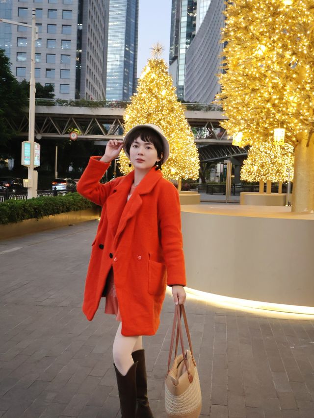 廣州聖誕必拍!K11金色聖誕樹亮燈美哭了 廣州聖誕必拍!K11金色聖誕樹亮燈美哭了