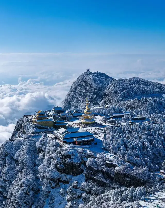 峨眉山冬季限定｜冰雪+溫泉的雙重治癒