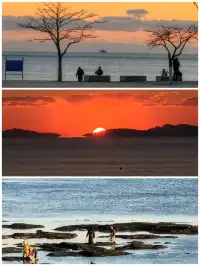 大連傅家莊的落日熔金