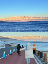 鄭州出發看到了賽里木湖的藍調時刻