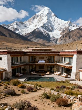 Staying in a Tibetan-style hotel in Shigatse was like traveling through time.