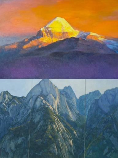 魔都無料新展｜外灘で油絵に描かれた華山・崑崙の秘境を見る | Trip
