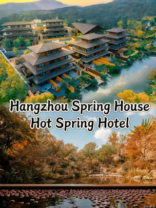 Hangzhou secluded private hot spring retreat with Tang-style and Japanese mountain charm