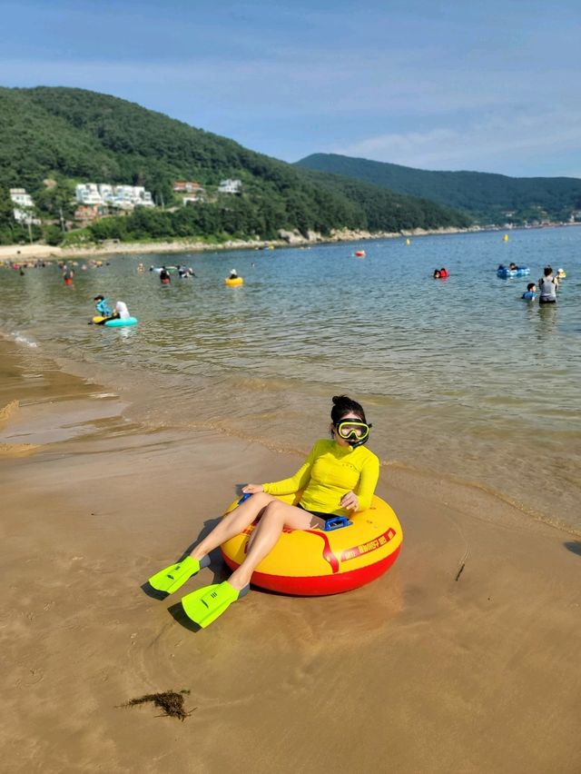 물놀이하다 짜장면도 먹는 거제도 와현해수욕장🏖