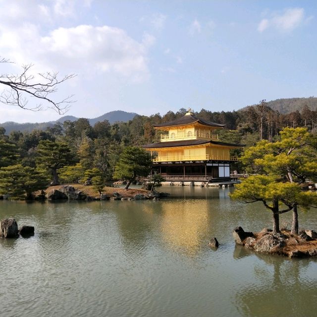 京都Kyoto古色古香💜鹿苑寺、抹茶、好吃草莓蛋糕