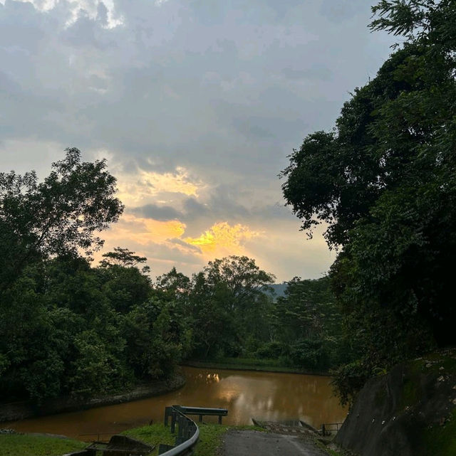 Bukit Antarabangsa Viewpoint, sunset city view