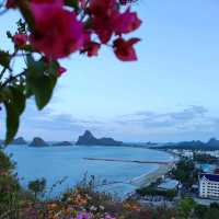 泰南海邊高山海景寺廟Wat Khao Chong Krachok