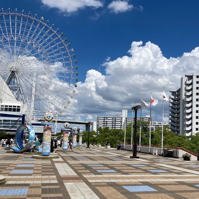 Fun day at Osaka Aquarium with marine life