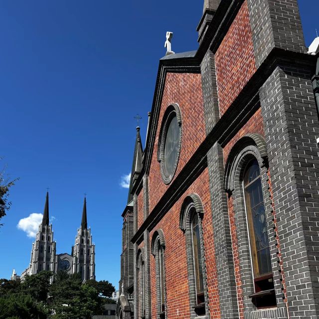 桂山聖堂～沉浸在哥德式教堂的神聖氛圍⛪️😇✨🕍！