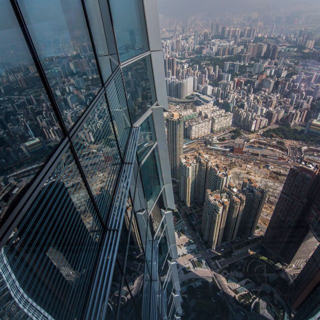 360 degree view of Hong Kong at Sky100
