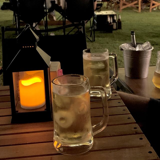 ร้านนั่งชิลสไตล์แคมป์ปิ้งในย่านศรีนครินทร์ 🥂⛺️