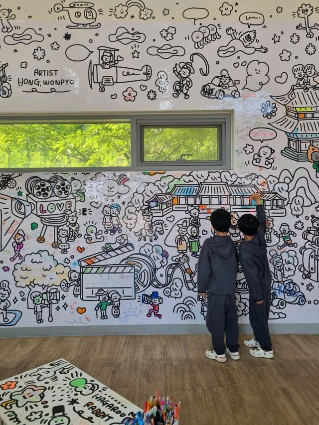 키즈 드로잉 체험이 있는 한옥마을