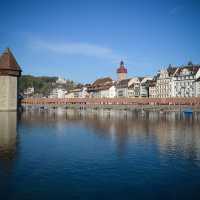 chapel bridge สะพานไม้แห่ง luzern