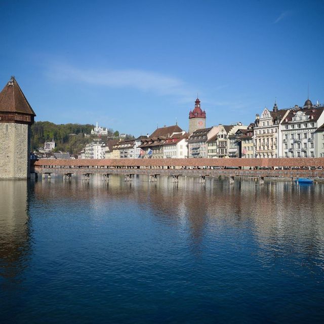 chapel bridge สะพานไม้แห่ง luzern