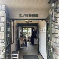 日本山梨縣貓迷打卡 木之花美術館