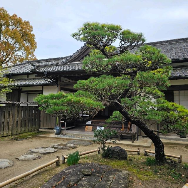 日本杵筑城下町的武士屋