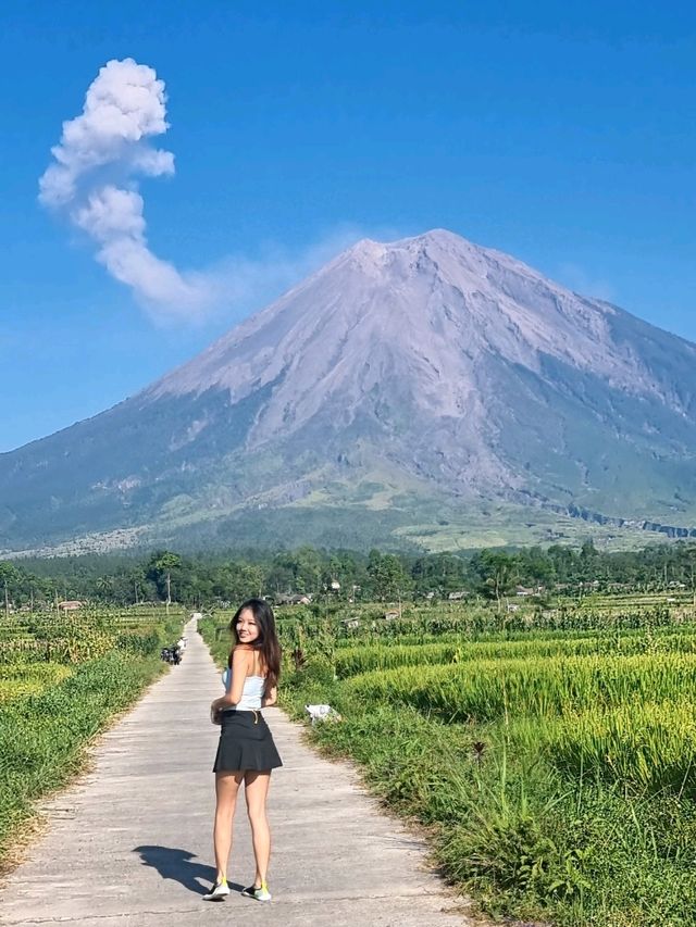 The Majesty of Mount Semeru Volcano