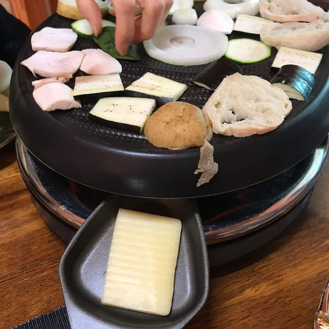 Eat cheese fondue! 