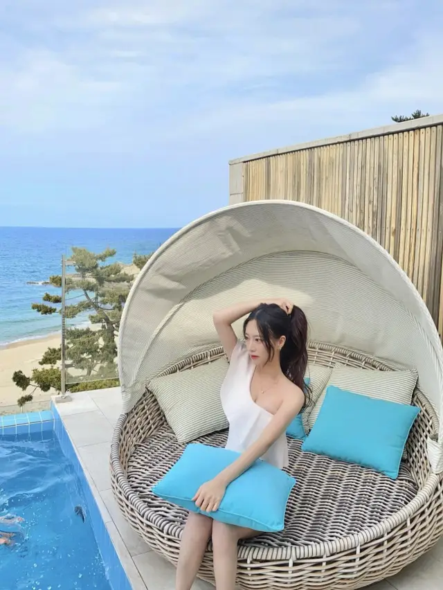 擁有東海海景泳池的Luminous Pool Villa