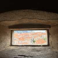 Walking on top of ancient walls 