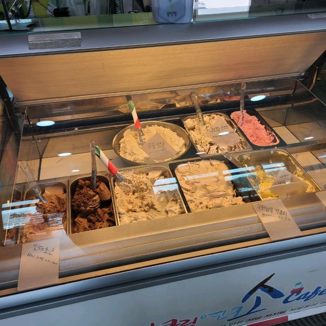 제주 우도 맛집)아이스크림연구소 - 진정한 우도 아이스크림맛집