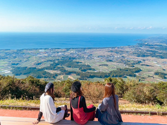 【鹿児島】空を飛んでいるように見える絶景「天」望台