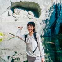 The sleeping lion in Lucerne,Switzerland 