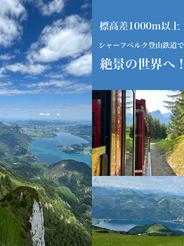 【オーストリア🇦🇹】シャーフベルク登山鉄道に乗って絶景山歩き⛰️