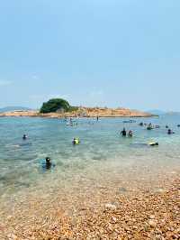 🇭🇰 香港竟然有絕美玻璃海｜綠蛋島🏖️
